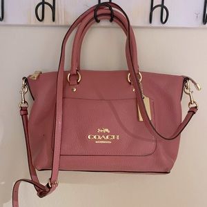Pink Coach Crossbody Handbag Purse 🌿